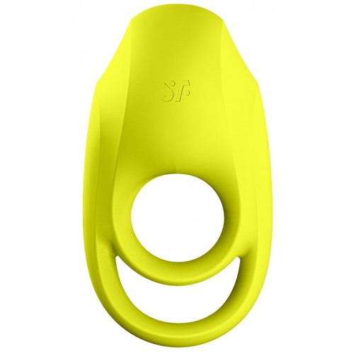 Двойное эрекционное виброкольцо Satisfyer Spectacular Duo желтое Двойное эрекционное виброкольцо Satisfyer Spectacular Duo желтое
