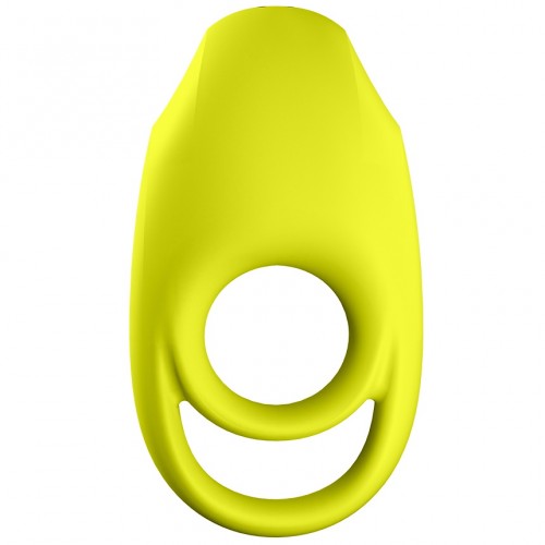 Двойное эрекционное виброкольцо Satisfyer Spectacular Duo желтое Двойное эрекционное виброкольцо Satisfyer Spectacular Duo желтое