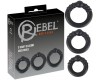 Набор силиконовых эрекционных колец Rebel