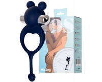 Эрекционное кольцо с вибрацией и хвостиком Jos Mickey