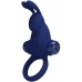 Эрекционное виброкольцо Pretty Love Vibrant Penis Ring I с клиторальным стимулятором синее