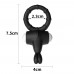 Черное виброкольцо Power Thrill Clit Cockring