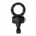 Черное виброкольцо Power Thrill Clit Cockring