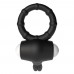 Черное виброкольцо Power Thrill Clit Cockring