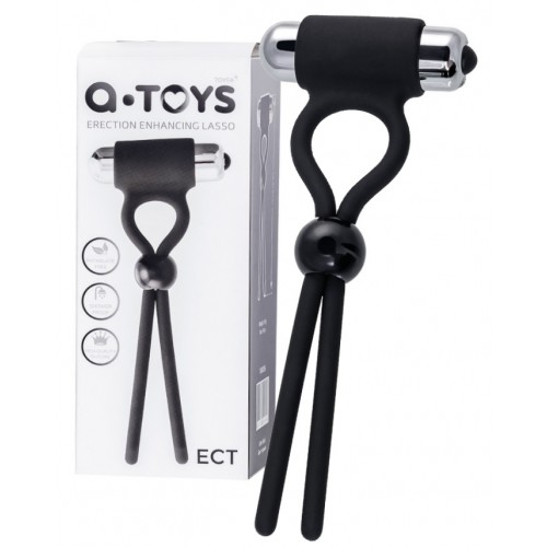 Лассо на пенис с клиторальным вибростимулятором Toyfa A-toys Лассо на пенис с клиторальным вибростимулятором Toyfa A-toys