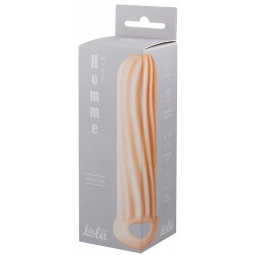 Фаллоудлинитель с кольцом Homme Flesh Wide + 1,5 см Фаллоудлинитель с кольцом Homme Flesh Wide + 1,5 см