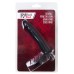Черная вибронасадка на пенис для двойного проникновения BlackRed by Toyfa 19 см