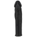 Удлиняющая черная насадка на пенис Silicone Extension + 4 см
