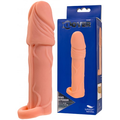 Увеличивающая насадка на пенис Toyfa Xlover + 6 см Увеличивающая насадка на пенис Toyfa Xlover + 6 см