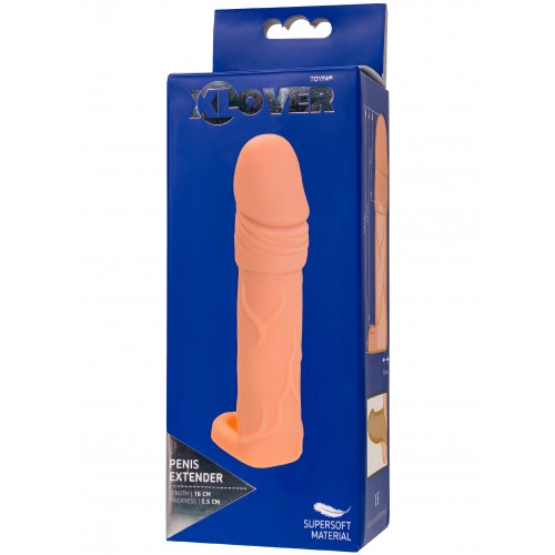 Увеличивающая насадка на пенис Toyfa Xlover + 6 см Увеличивающая насадка на пенис Toyfa Xlover + 6 см