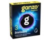 Презервативы Ganzo №3 Invisible супертонкие с обильной смазкой
