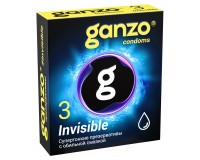 Презервативы Ganzo №3 Invisible супертонкие с обильной смазкой
