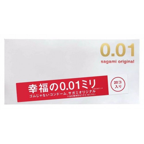 Полиуретановые презервативы Sagami Original 0,01 20 шт Полиуретановые презервативы Sagami Original 0,01 20 шт