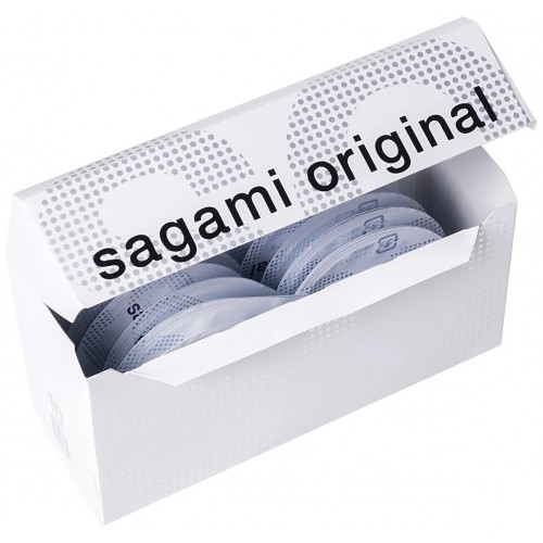 Полиуретановые презервативы Sagami Original 0,02 L-size 10 шт Полиуретановые презервативы Sagami Original 0,02 L-size 10 шт