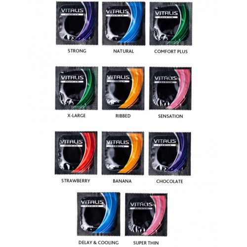 Презервативы Vitalis Premium Mix 15 шт Презервативы Vitalis Premium Mix 15 шт