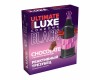Презерватив черный Luxe Black Ultimate Реактивный Трезубец с ароматом шоколада