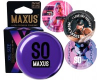 Презервативы в металлическом кейсе Maxus №3 XXL увеличенного размера