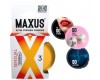 Презервативы гладкие анатомические MAXUS Sensual X-Edition №3