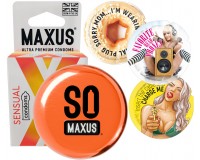 Презервативы в металлическом кейсе Maxus №3 Sensual cверхчувствительные