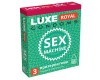 Презервативы текстурированные Luxe Royal Sex Machine 3 шт