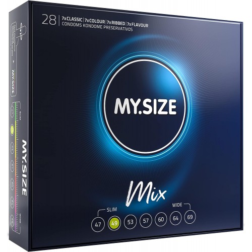 Презервативы My.Size Mix №28 размер 49 Презервативы My.Size Mix №28 размер 49