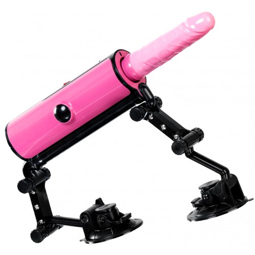 Компактная секс-машина с функцией нагрева Pink-Punk MotorLovers Компактная секс-машина с функцией нагрева Pink-Punk MotorLovers