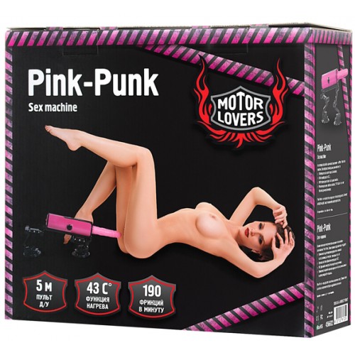 Компактная секс-машина с функцией нагрева Pink-Punk MotorLovers Компактная секс-машина с функцией нагрева Pink-Punk MotorLovers