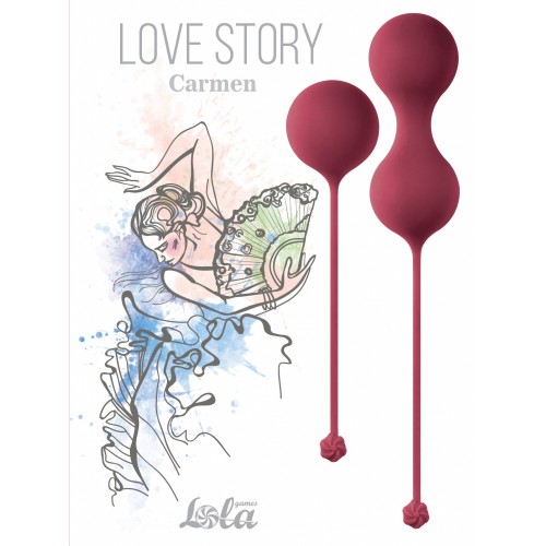 Набор вагинальных шариков Love Story Carmen Wine Red Набор вагинальных шариков Love Story Carmen Wine Red