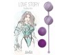 Набор вагинальных шариков Love Story Valkyrie Purple