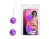 Анально-вагинальные шарики Twins Ball фиолетовые