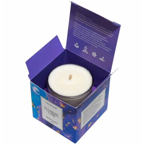 Массажная аромасвеча Pleasure Lab Before Sunset с ароматом пачули 50 мл Массажная аромасвеча Pleasure Lab Before Sunset с ароматом пачули 50 мл