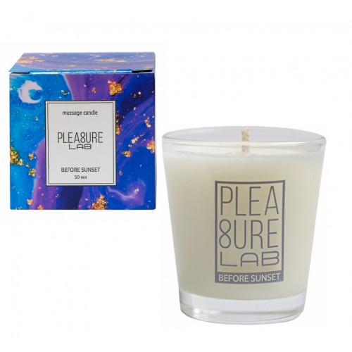 Массажная аромасвеча Pleasure Lab Before Sunset с ароматом пачули 50 мл Массажная аромасвеча Pleasure Lab Before Sunset с ароматом пачули 50 мл
