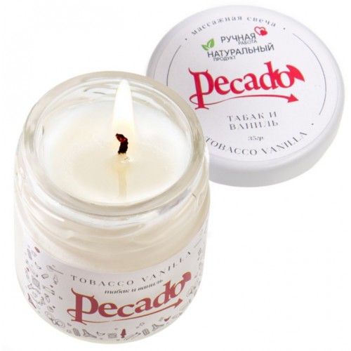 Массажная свеча Табак и Ваниль Pecado BDSM 35 мл Массажная свеча Табак и Ваниль Pecado BDSM 35 мл