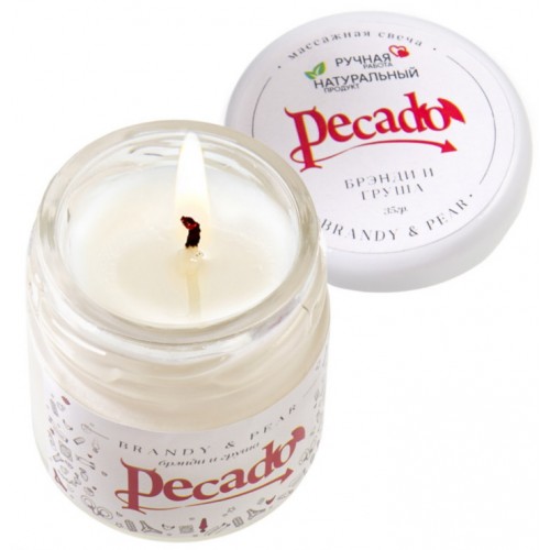 Массажная свеча Брэнди и Груша Pecado BDSM 35 мл Массажная свеча Брэнди и Груша Pecado BDSM 35 мл