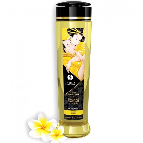 Массажное масло Shunga Erotic Serenity с ароматом монои 240 мл Массажное масло Shunga Erotic Serenity с ароматом монои 240 мл
