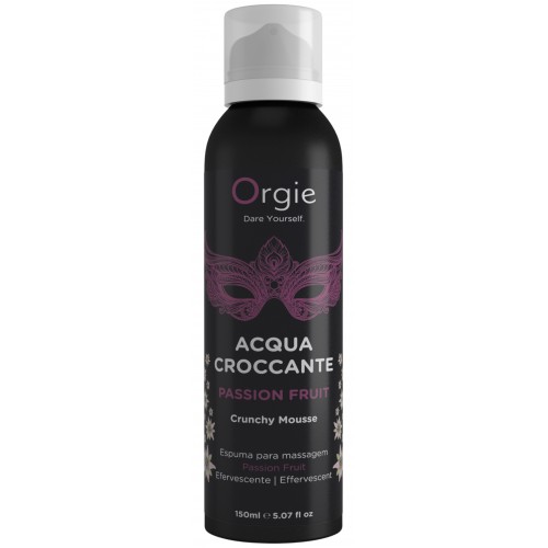 Шипучая увлажняющая пена для чувственного массажа Orgie Acqua Croccante Passion Fruit 150 мл Шипучая увлажняющая пена для чувственного массажа Orgie Acqua Croccante Passion Fruit 150 мл