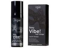 Возбуждающий массажный гель Orgie Sexy Vibe High Voltage с усиленным эффектом вибрации 15 мл