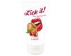 Съедобный массажный гель с ароматом вишни Lick It Erotic Massage Gel 50 мл