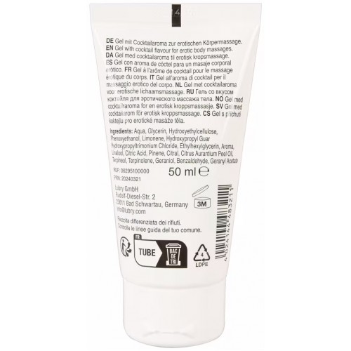Съедобный массажный гель с ароматом коктейля Sex On The Beach Lick It Erotic Massage Gel 50 мл Съедобный массажный гель с ароматом коктейля Sex On The Beach Lick It Erotic Massage Gel 50 мл