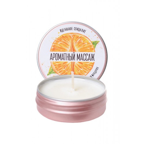 Массажная свеча Yovee цитрусовый массаж с ароматом мандарина 30 мл Массажная свеча Yovee цитрусовый массаж с ароматом мандарина 30 мл