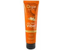 Съедобный лубрикант с возбуждающим эффектом вибрации Orgie Lube Tube Vibe Pina Colada 100 мл