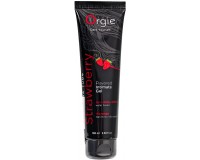 Съедобный интимный гель Orgie Lube Tube со вкусом клубники 100 мл