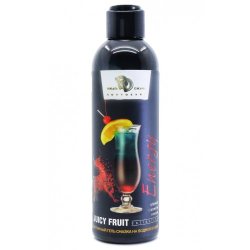 Стимулирующий лубрикант Juicy Fruit Energy со вкусом энергетика 200 мл Стимулирующий лубрикант Juicy Fruit Energy со вкусом энергетика 200 мл