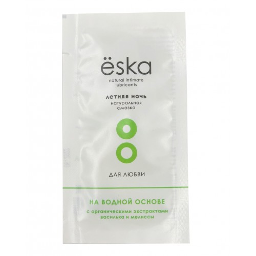 Ёska Летняя ночь - натуральная интимная смазка с васильком и мелиссой, 7 мл пробник Ёska Летняя ночь - натуральная интимная смазка с васильком и мелиссой, 7 мл пробник