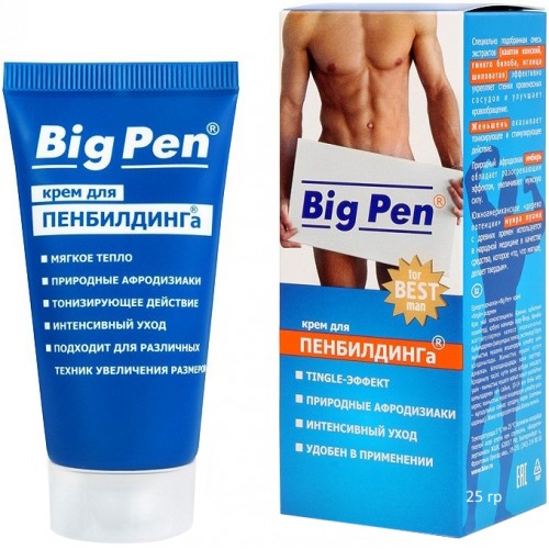 Крем для пенбилдинга Биоритм Big Pen 25 гр Крем для пенбилдинга Биоритм Big Pen 25 гр