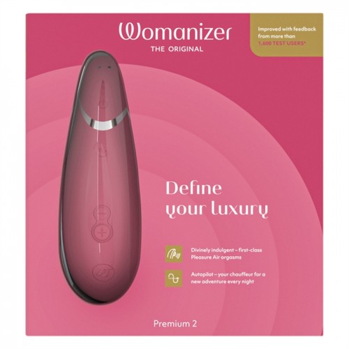Бесконтактный стимулятор клитора Womanizer Premium 2 Raspberry Бесконтактный стимулятор клитора Womanizer Premium 2 Raspberry