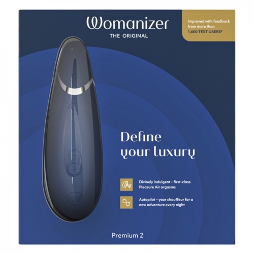 Бесконтактный стимулятор клитора Womanizer Premium 2 Blueberry Бесконтактный стимулятор клитора Womanizer Premium 2 Blueberry