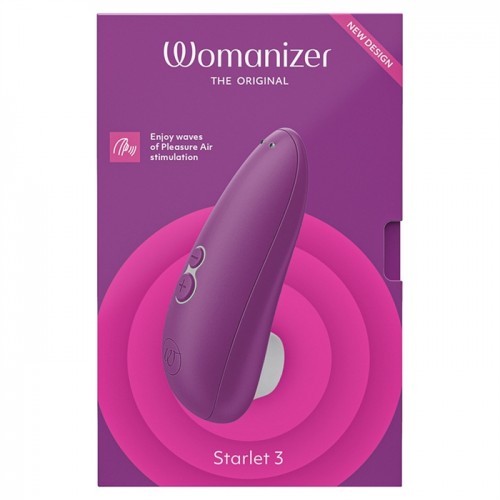 Компактный бесконтактный стимулятор клитора Womanizer Starlet 3 Violet Компактный бесконтактный стимулятор клитора Womanizer Starlet 3 Violet