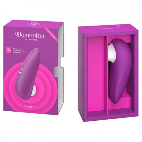Компактный бесконтактный стимулятор клитора Womanizer Starlet 3 Violet Компактный бесконтактный стимулятор клитора Womanizer Starlet 3 Violet