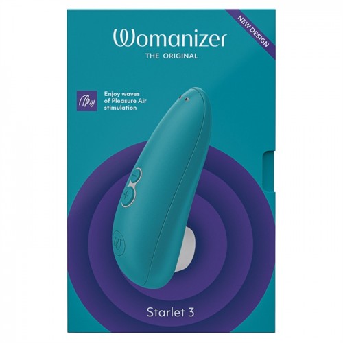 Компактный бесконтактный стимулятор клитора Womanizer Starlet 3 Turquoise Компактный бесконтактный стимулятор клитора Womanizer Starlet 3 Turquoise